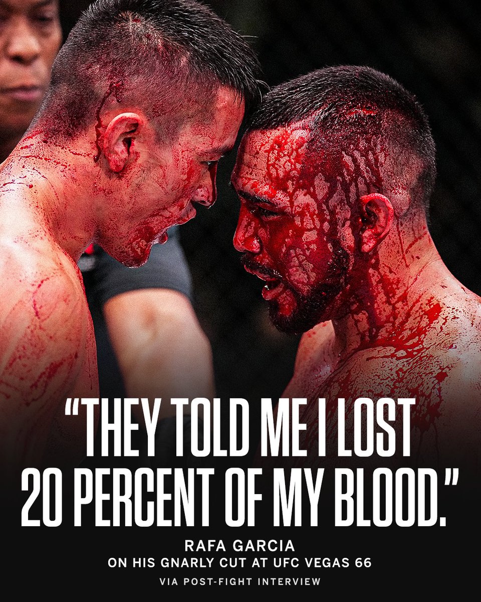 espnmma's tweet photo. Rafa Garcia cut an ARTERY during his fight 😳 https://t.co/VMMmGM0wHT