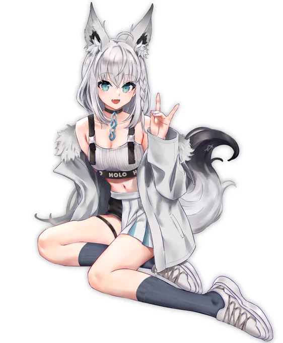 チアガールフブキちゃん#絵フブキ 