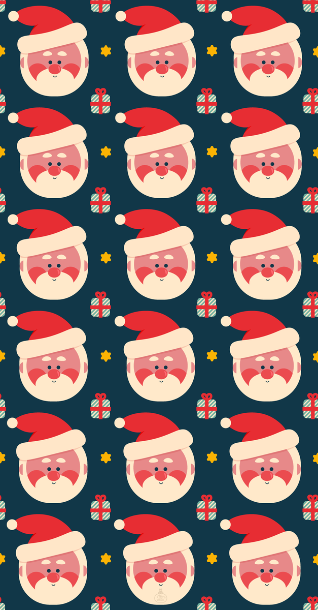 mafe_nile's tweet photo. Cha cha chan, llegó Santa!! ☺️🎅🎉
#Santaclaus #PapaNoel  #Navidad #Christmas #Wallpaper #pattern #cute https://t.co/gKxSWOyDub