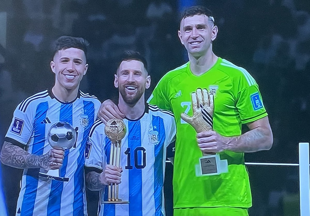 The GOAT surrounded by greats! Only a handful of people in the history of the world have affected the world the way he has for two decades!! #Messi𓃵 #Messi #argentina #goat #WorldCupFinal #worldcup #FIFAWorldCup