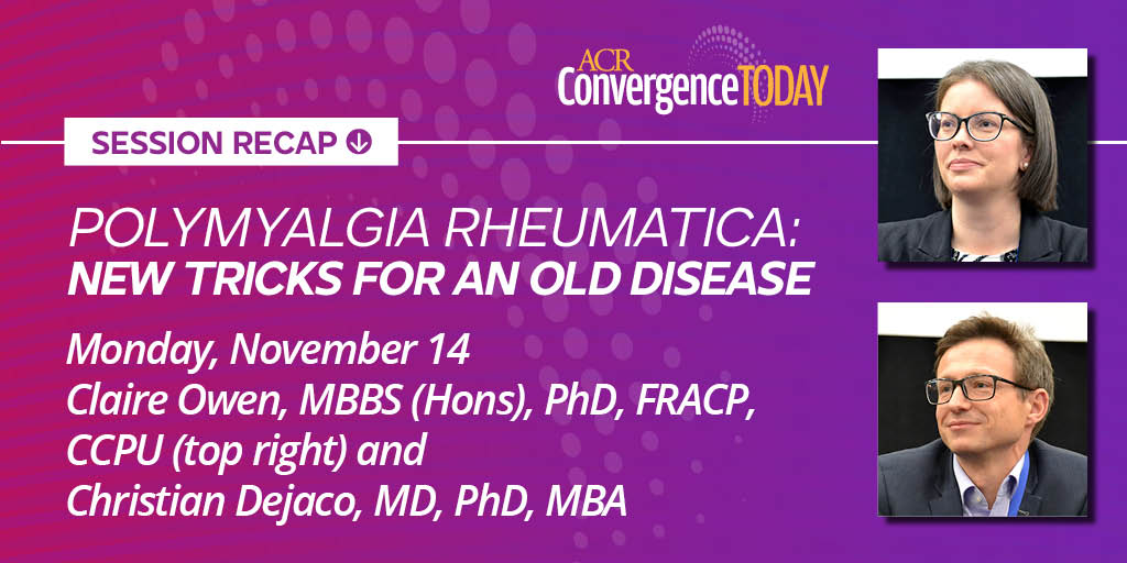 American College of Rheumatology (@acrheum) on Twitter photo #ACR22 Recap: Presenters looked at how advances in imaging & therapeutics could improve the diagnosis, monitoring, & treatment of PMR → acr.tw/3WmBZUA <a href="/drceowen/">Claire Owen</a> #ACR22 Recap: Presenters looked at how advances in imaging & therapeutics could improve the diagnosis, monitoring, & treatment of PMR → acr.tw/3WmBZUA <a href="/drceowen/">Claire Owen</a>