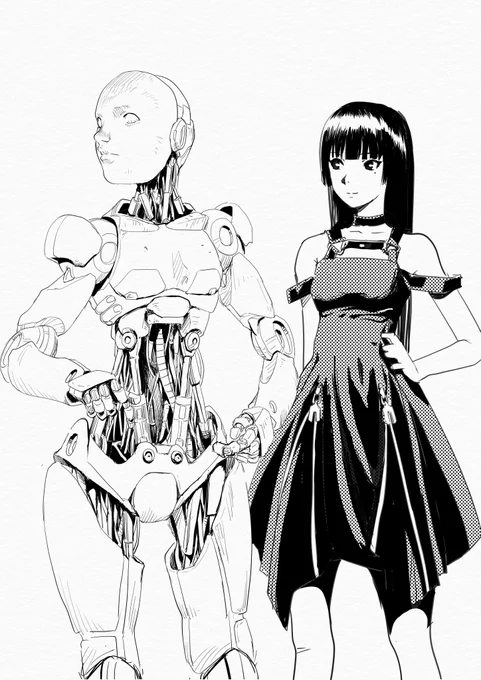 #100日チャレンジ
89日目【ロボットペン画】 