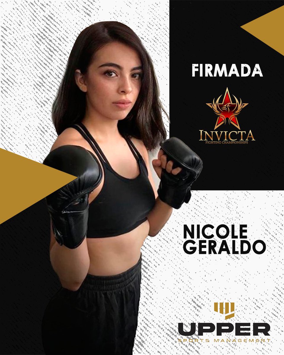 UPPER_MX's tweet photo. Con marca de 5-0, nuestra atleta Nicole Geraldo se une a @InvictaFights la mayor promotora femenil del mundo. ¡Vamos por el siguiente paso! #SomosUpper 👊 https://t.co/I1UtVvaVoG