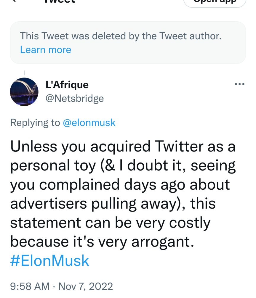 TransVictoire's tweet photo. @MarketWatch π Yet #MarketWatch promotes its other social media presence!
Oh, worry not. First #Twitter Acct we will be banning per #WorldCup Day Final Rule is #ElonMusk's for advertising #Masterbatedone. Yes, I remember the tweet and remember @Netsbridge pointing it as being arrogant. π₯³π https://t.co/6wEkbxQvY3