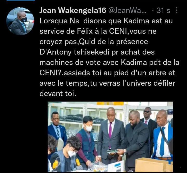 Franciskalombos's tweet photo. Il travaille aussi à la CENI ? https://t.co/SQXo6d1GTZ