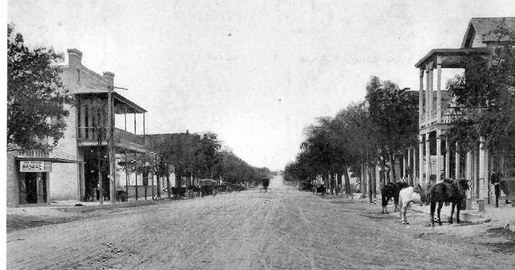 A scene in Boerne, 1894. Some of these buildings still stand. Courtesy The Portal to Texas History.