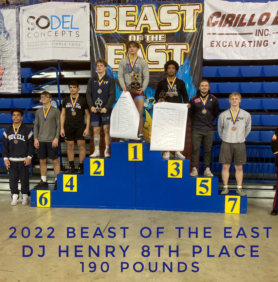howellrebel's tweet photo. CONGRATS TO DJ HENRY FOR PLACING 8TH AT THE BEAST OF THE EAST! https://t.co/0DS51W1wtF