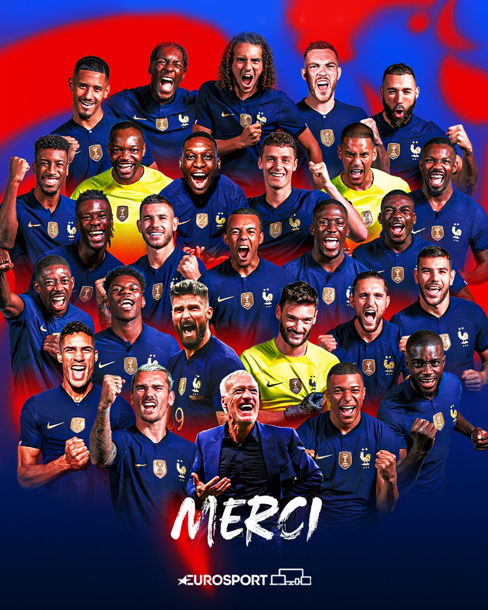 La troisième étoile n'a pas été au rendez-vous, les émotions et les sensations fortes si : 𝐦𝐞𝐫𝐜𝐢 l'<a href="/equipedefrance/">Equipe de France ⭐⭐</a> pour cette superbe Coupe du monde 💙🤍❤️