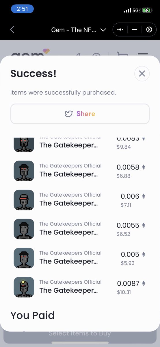 S/O to <a href="/GatekeepersCC0/">The Gatekeepers</a> for the free mints for <a href="/DigiDynos/">DigiDynos NFT</a> holders 🫡🫡 

Also swept all cheapies under .01 rarity 1000 and below ❤️ 

#CC0Maxi