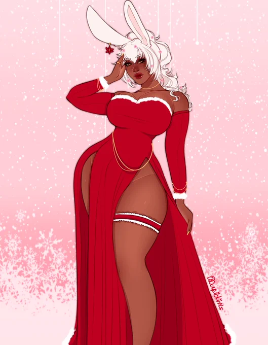 ⠀ ⠀⠀ ⠀ ⠀⠀⠀ santa bunny  