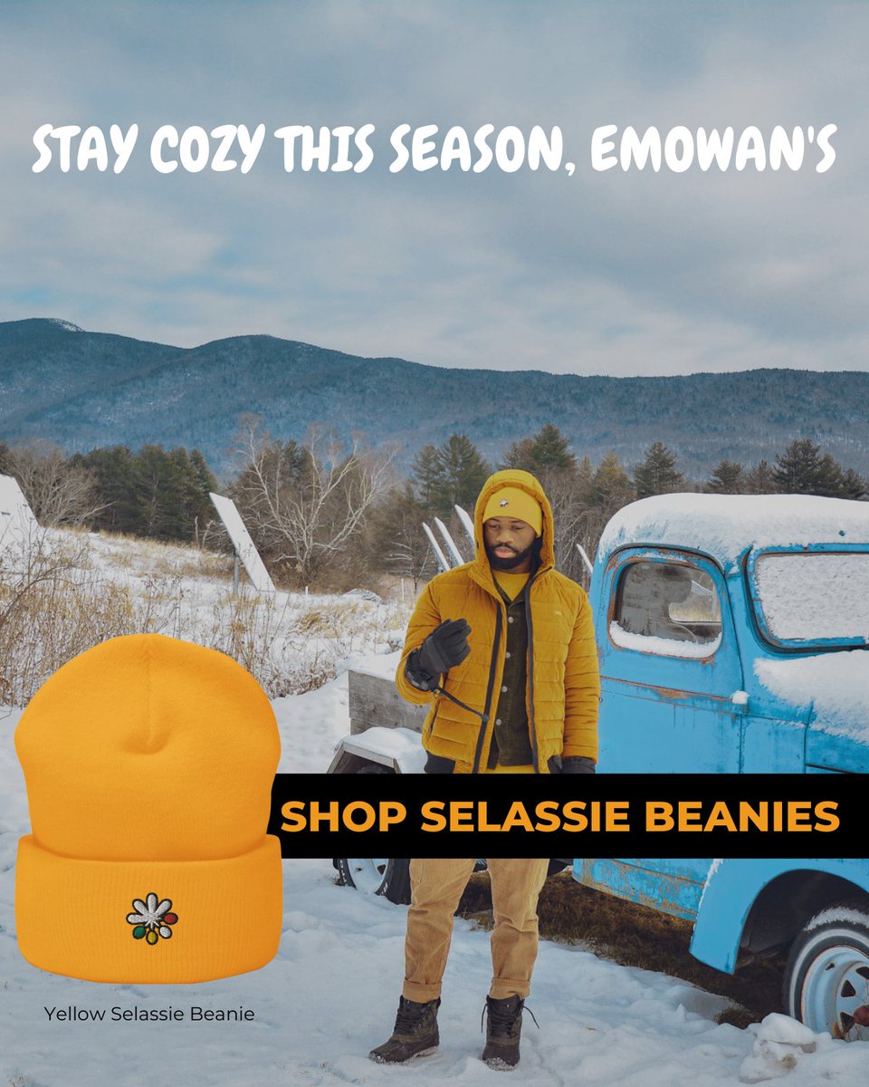 ❄️It's 'gonna be a cold one! We suggest you stay cozy this season. We've got the right color selection of #beanies to keep your "thinkers" warm ♨️ without sacrificing #style. 

🔗Link in bio

#culture #winter #socks #selassie