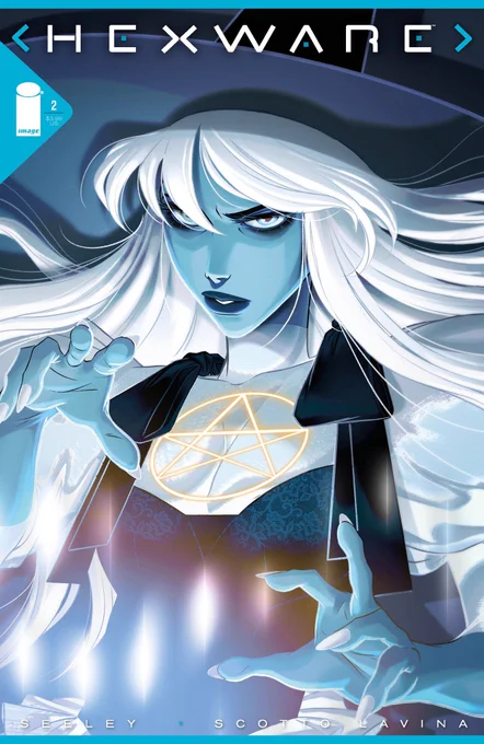 Variant cover for Hexware issue #2. Series by  ! 