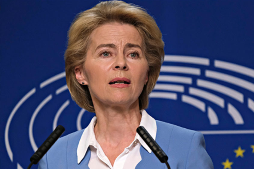 EU_today's tweet photo. European Commission President Ursula von der Leyen came under fire from reporters last week, as she refused to answer questions about her Vice President Margaritis Schinas’ relations with Qatar at a press briefing.
https://t.co/XfJX7H2kvx
#EUToday #PoliticsToday #Qatargate https://t.co/fp853VOkEv