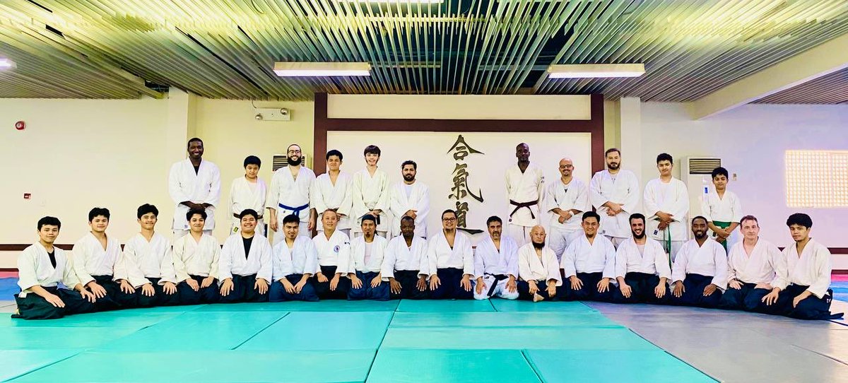 AikidoSaudi's tweet photo. احتفل الفريق بمناسبة مرور 5 سنوات على الاعتراف الدولي بالفريق كمنظمة معتمدة من المركز العالمي لتدريب رياضة الايكيدو " الهمبو دوجو "- اليابان، الشكر لله اولا ثم نتقدم بجزيل الشكر والتقدير لكل من ساهم ودعم الفريق والشكر موصول لوزارة الرياضة بإعتماد اللجنة السعودية لرياضة الايكيدو، https://t.co/Y3iWvQyJx3