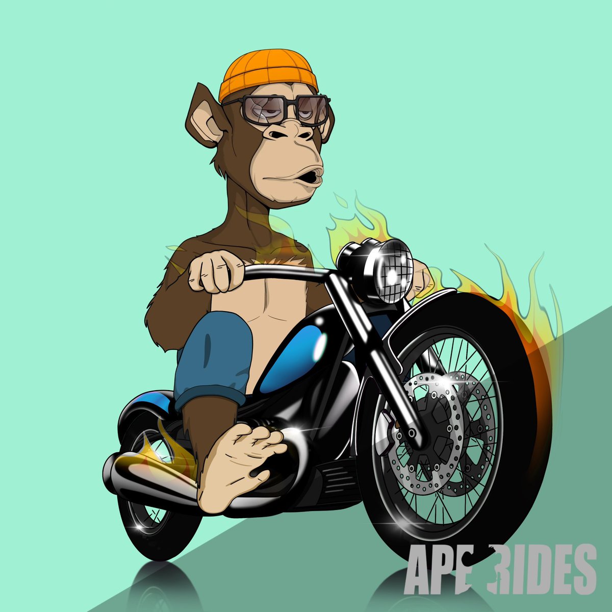 ApeRidesNFT's tweet photo. Ok.. The people have spoken.
Here’s a preview of what those dope @tribeodyssey would look like on some awesome @ApeRidesNFT
#LetsRides https://t.co/9Y4WWD3ajo