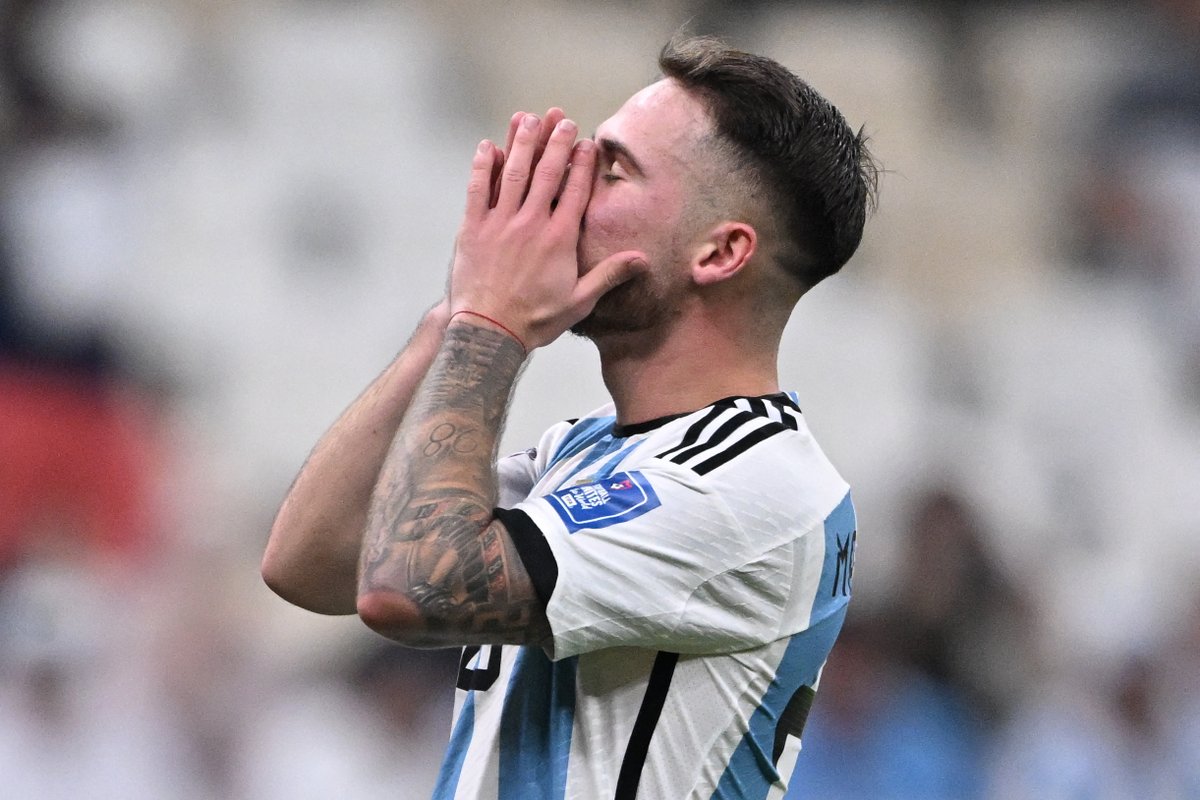 Alexis Mac Allister's just realised he's got Charlton away on Wednesday