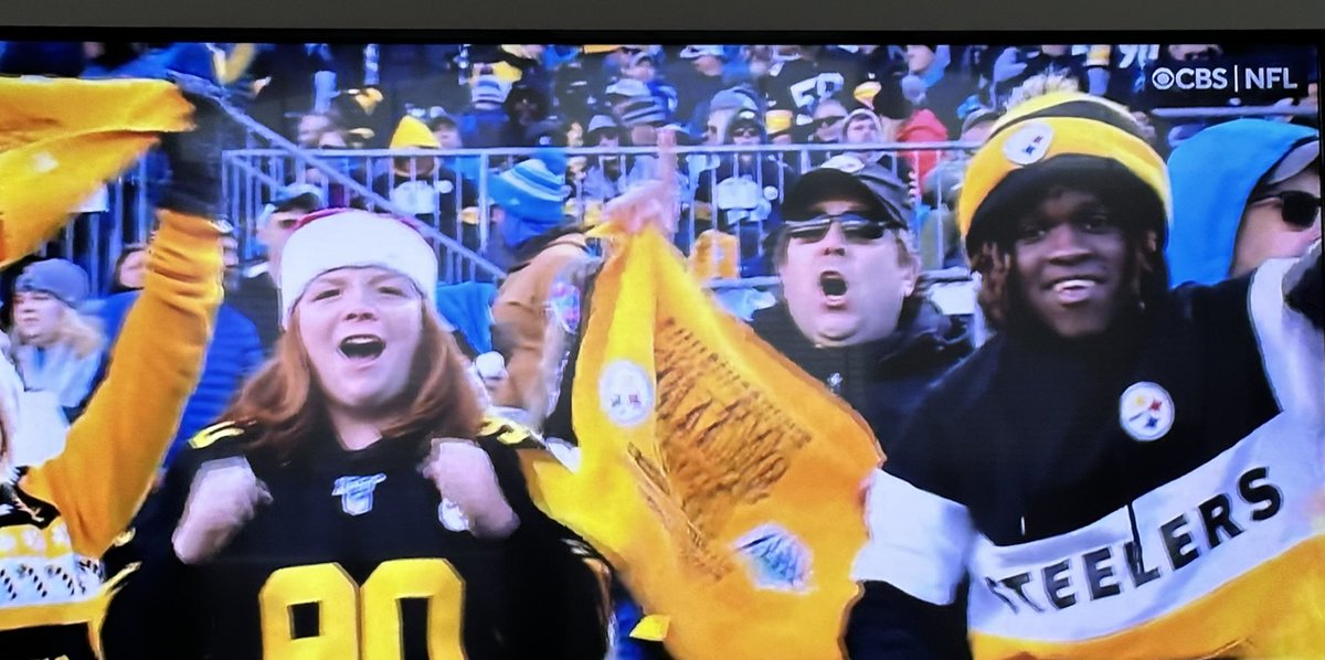 Nickalpher's tweet photo. @SteelersNetwork Stiller fans in Charlotte. https://t.co/PWPkWiPnUo