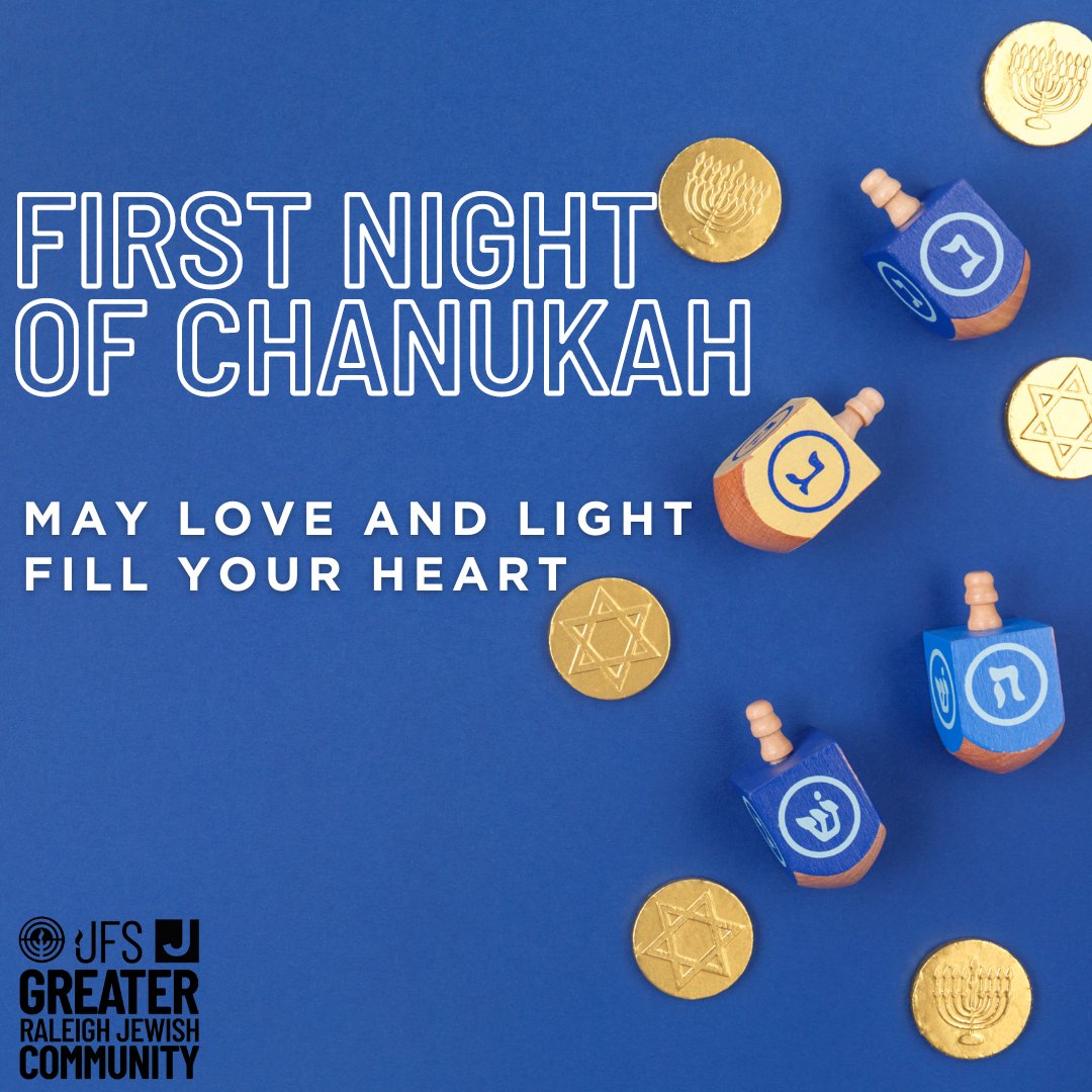 JewishFedofRC's tweet photo. We wish you all a joyous first night of Chanukah! https://t.co/c2mrWfANOy