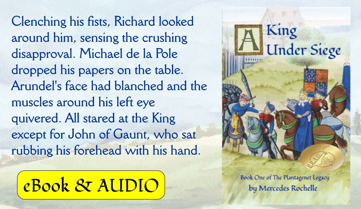 Due to his inexperience and his temper, Richard makes another faux pas in front of everyone. Too late to take it back! A KING UNDER SIEGE. Universal Link: buff.ly/3LkxVPq