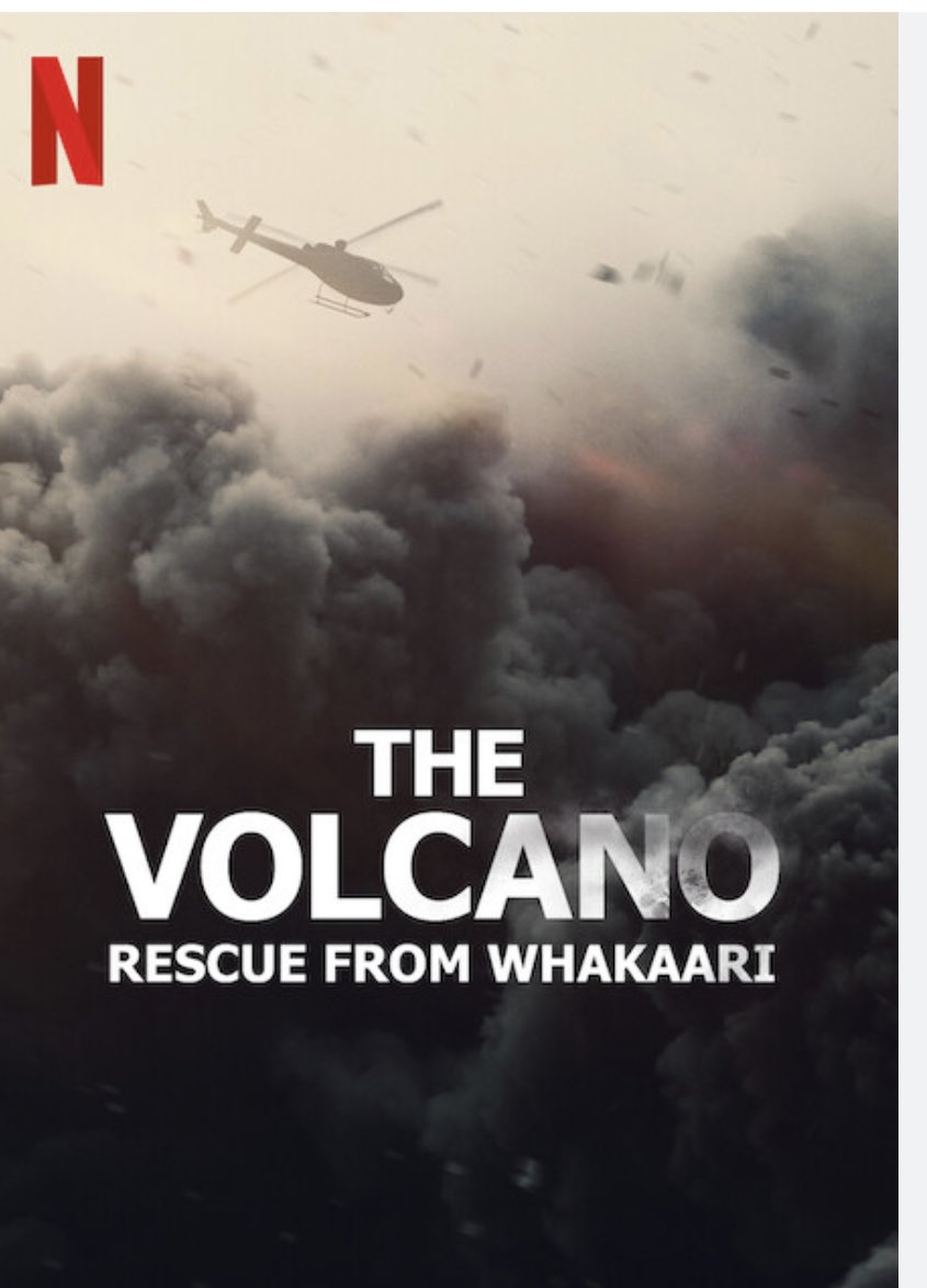 Highly recommend this docu about the 2019 #volcaniceruption in New Zealand #naturalhazards