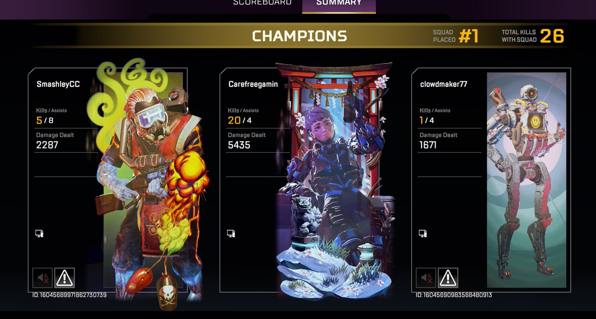BenCraw's tweet photo. Lil 20 bomb 5k #WinterExpress @PlayApex https://t.co/NlKdg5eUYv