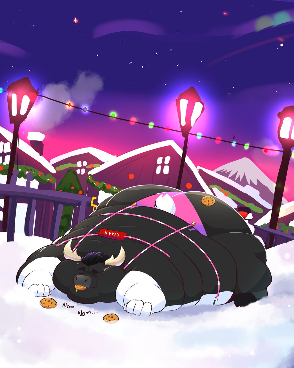 here are all the fat characters of the commision of @DKomatose !