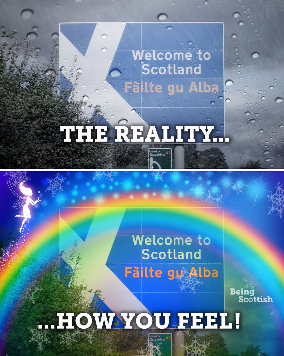 BeingScots's tweet photo. Anyone driving hame for Christmas soon? No better feeling than passing that sign 🏴󠁧󠁢󠁳󠁣󠁴󠁿 https://t.co/52iPczST3w