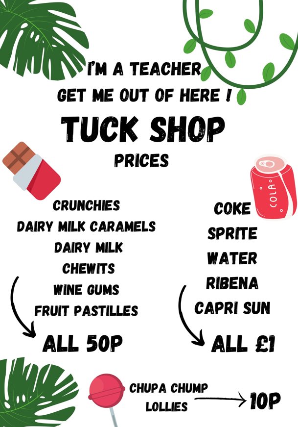 1 more sleep <a href="/GHSfalkirk/">Graeme High School</a> 🕷🐍😳
Remember your tickets &amp; money for the tuck shop if you want to buy some treats🥤🍭🍫 
Looking forward to seeing you all there 🥳