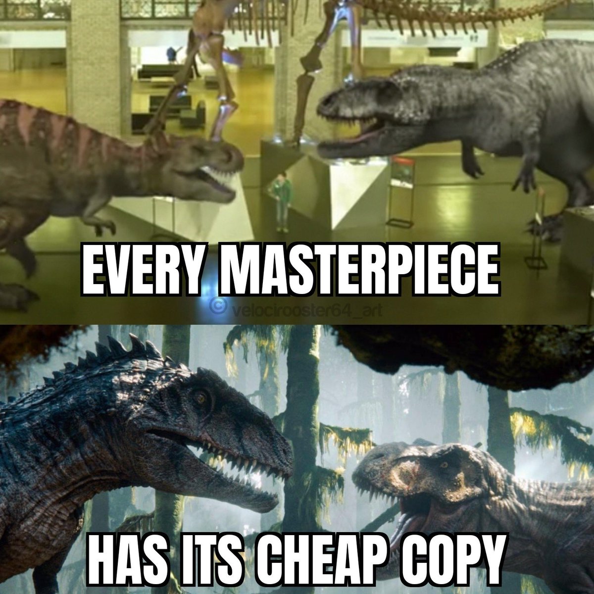 A TV show from the mid 2000s had a better giganotosaurus design that was  accurate enough for the time and actually was recognisable as a  giganotosaurus without the need for stupid dragon