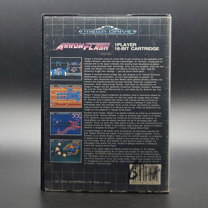 vpg_ryoma45's tweet photo. Photo A Day - Day 347
Arrow Flash - Mega Drive
Side scrolling, transforming ship shooting gameplay with a glorious box art.
#photooftheday #arrowflash #megadrive #sega #shmup #retro #day347 #itap https://t.co/Hxo29IAnIN