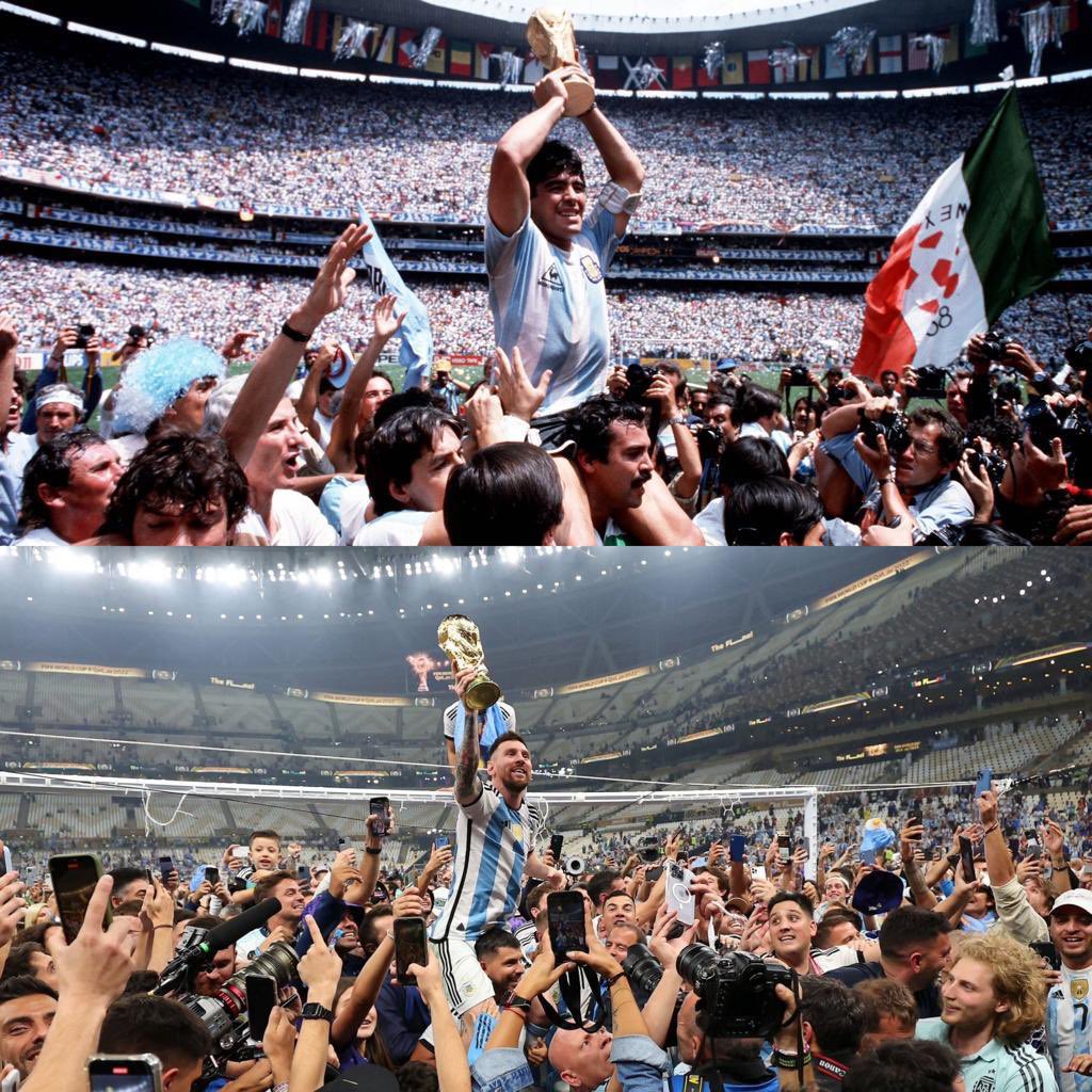 فعلها ميسي، مبروك للأرجنتين

#ArgentinaVsFrance 
#VamosArgentina
