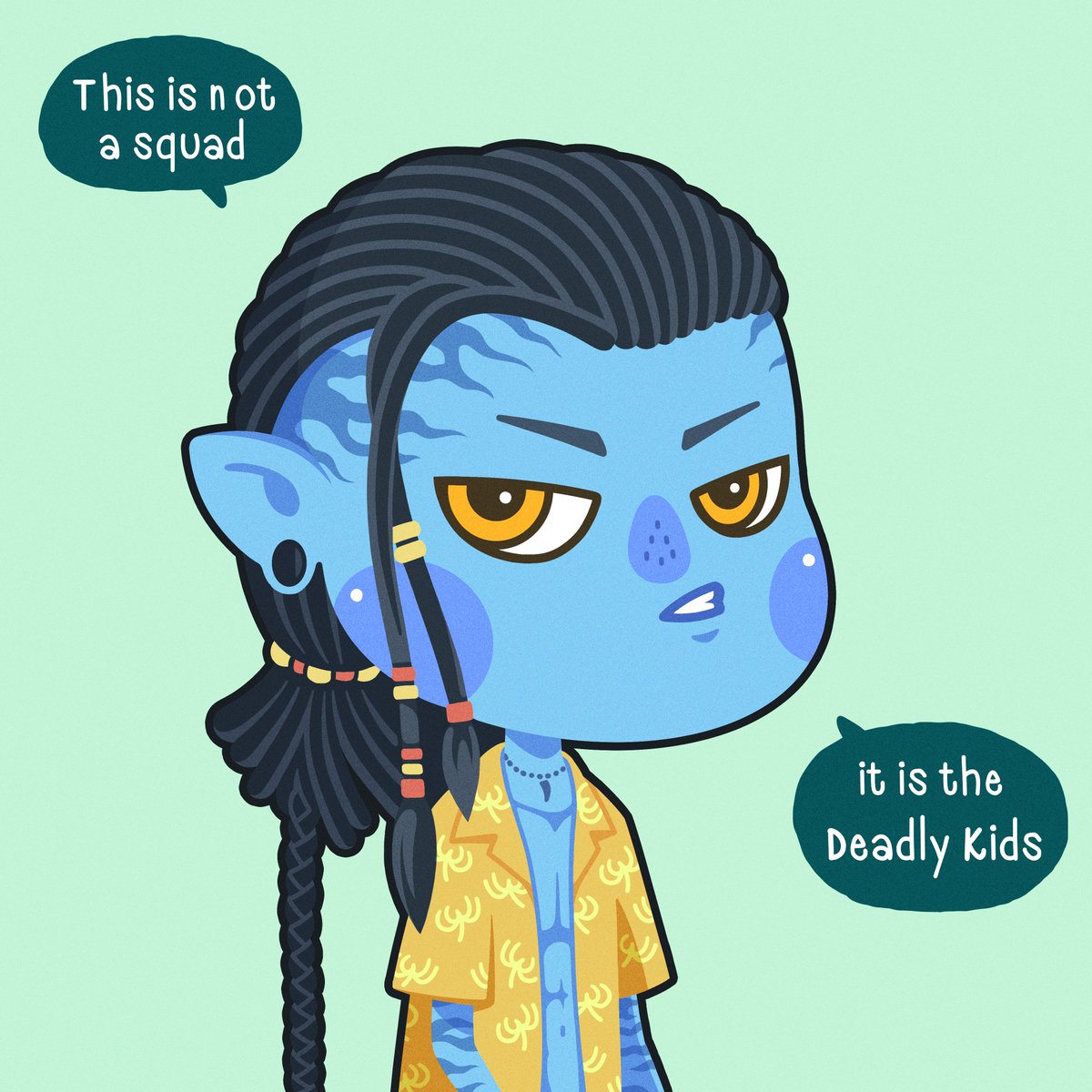 Yhooo! Na'vi #NFTCommunity ✨
Have you seen The Way of Deadly Kids ? 🤣

Let's check 'em out! 👇
opensea.io/assets/ethereu…

#NFT #NFTTHAILAND #NFTArts #NFTGiveaway #NFTcollector