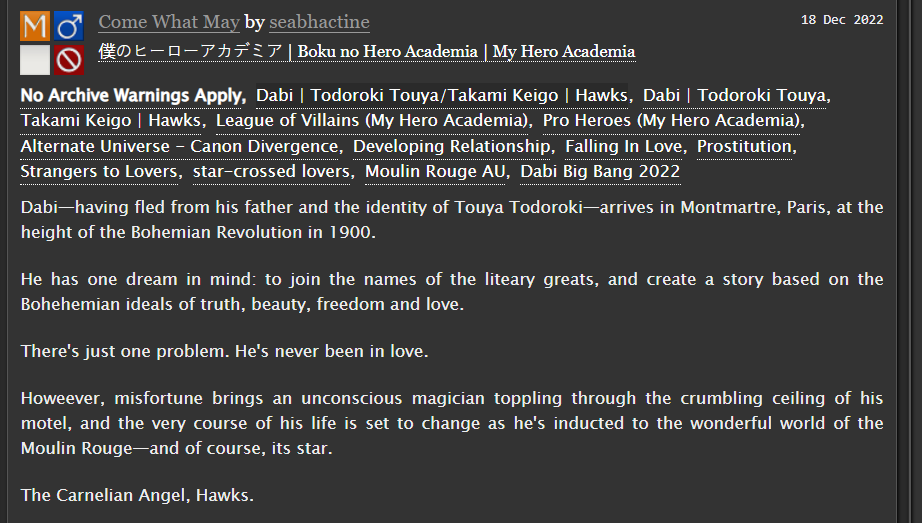 seabhactine's tweet photo. yahoo, excited to share part 1 of my #dabihawks fic for @DabiBigBang!! i collabed with the lovely @aurabirds for a moulin rouge AU of the boyos :3 i really hope you guys enjoy, and pls check out the amazing art featured!!

https://t.co/6uwxD4EHAh https://t.co/JyGLb17E0P