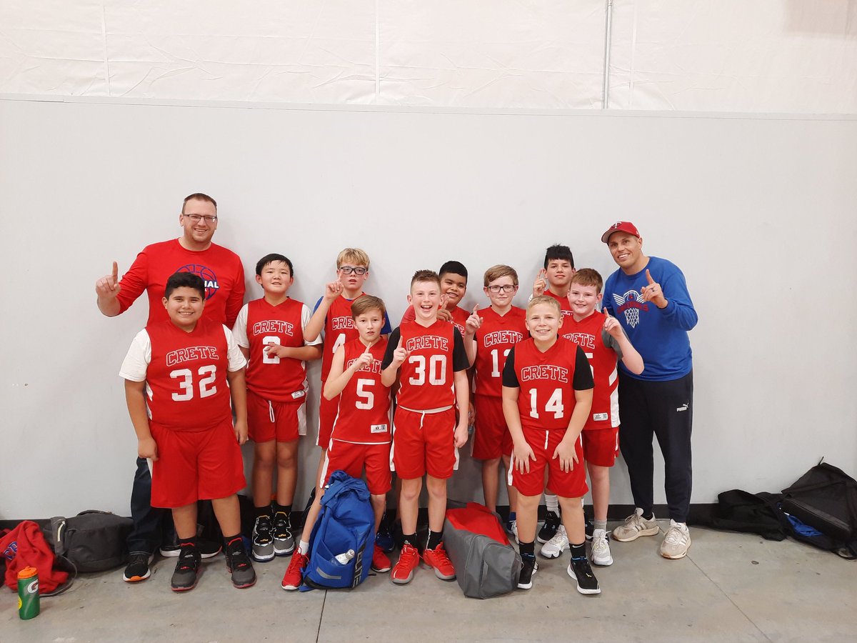 Congrats to Crete Blue 6th Boys. CYBL Leauge Tournament Champs. Fought back from 7th seed to take the championship. Great job boys and coaches.