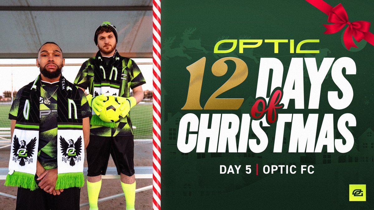 Missed out on OpTic FC? ⚽️

We’ve got you. 5/12 of 12 days of OpTic Christmas. RT/Like, and let us know who the GOAT of soccer is in the replies for a chance to win the entire OpTic FC collection 🔥