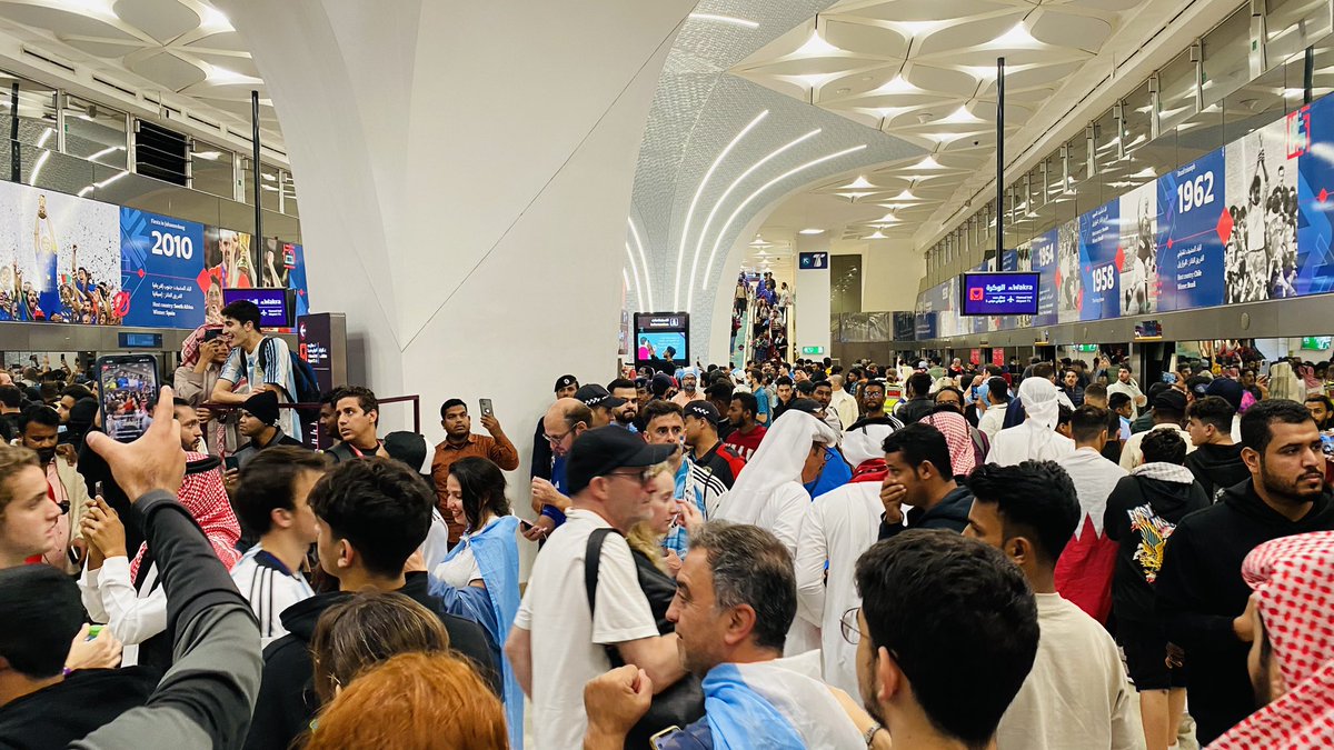 EricNjiiru's tweet photo. Lusail metro station, Doha.
#FIFAWorldCup #EricInQatar https://t.co/fxKE4lgtUy