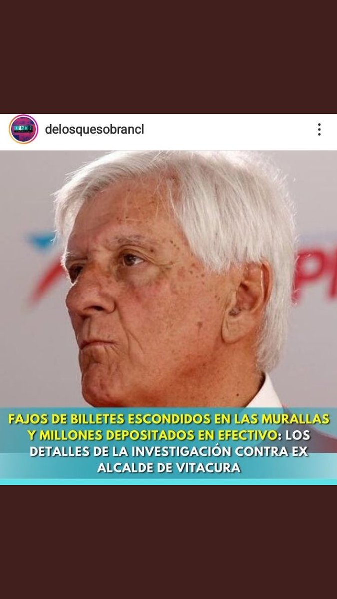 Ustedes creen que la justicia encarcelará a este gato campo ? Que dirá <a href="/RNchile/">Renovación Nacional 🇨🇱</a> , ahora están callados o se les cortó el internet ?