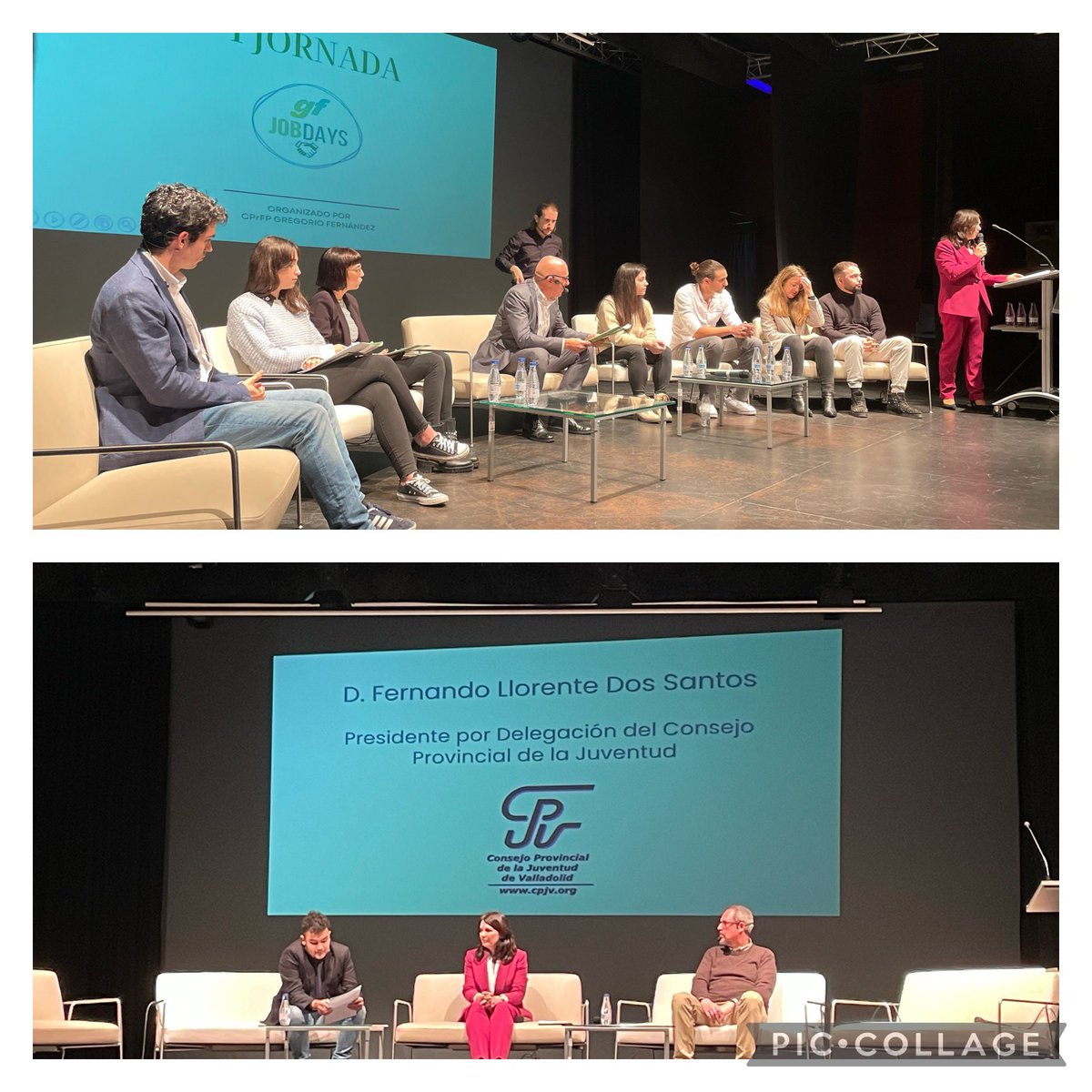 EvaBrime's tweet photo. Antiguos alumnos en la mesa redonda “Sueños cumplidos”
@gregorioferva https://t.co/WEbEwYOBoG