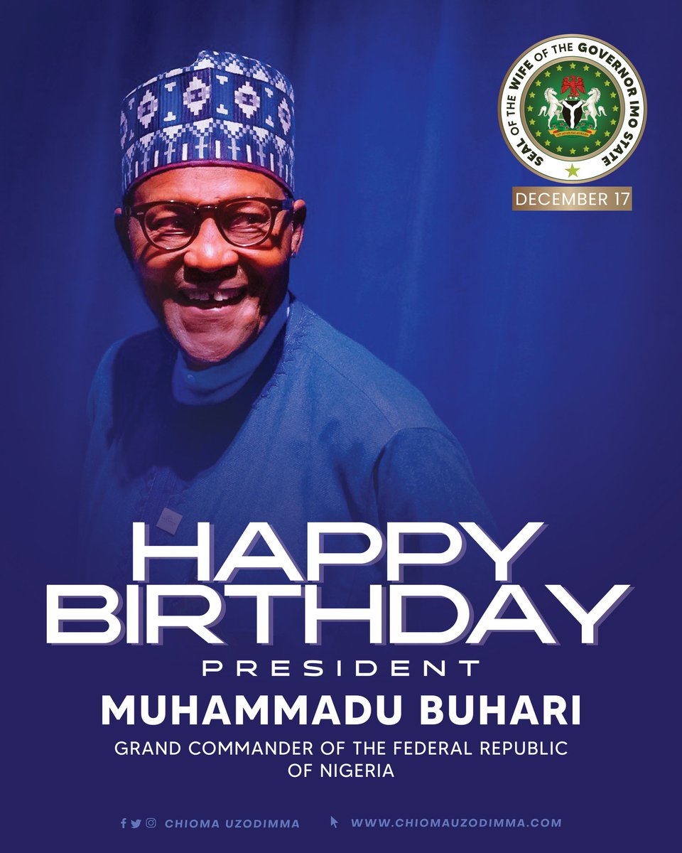 aaanyaehie's tweet photo. 17/12/2022:
IMO FIRST LADY, H.E. @Chioma_Uzodimma CONGRATULATES PRESIDENT BUHARI @MBuhari AS HE TURNS 80 #heimostory #PMBAt80
https://t.co/g1WRVHztGl https://t.co/WV9RUn9tYt