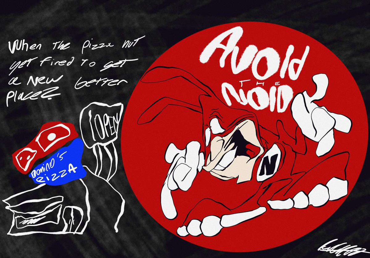 WildFlashz's tweet image. #avoidthenoid #thenoid #dominospizza