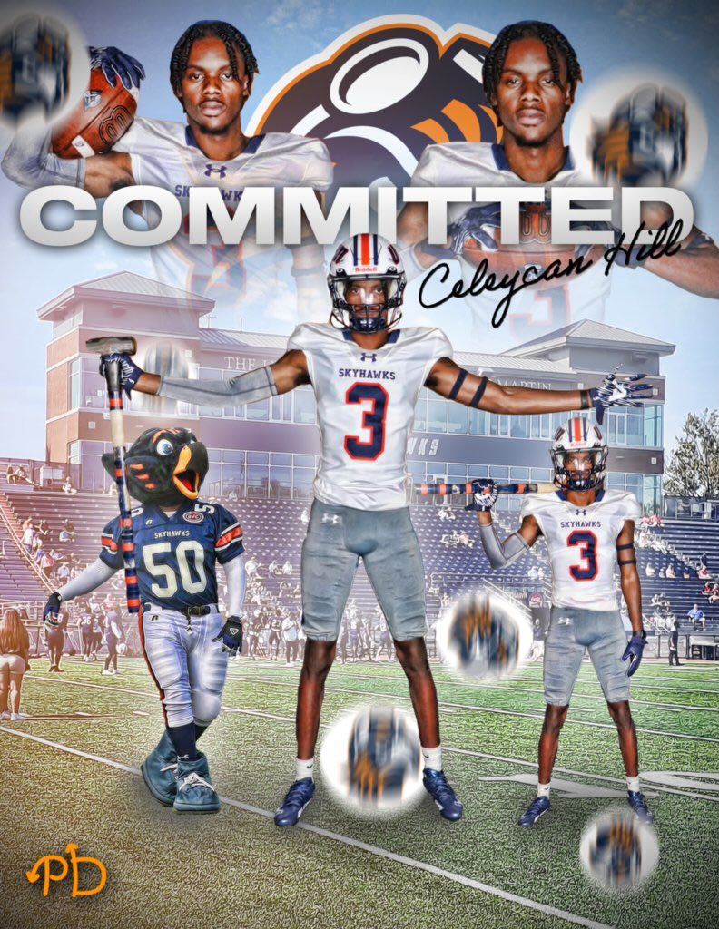 Celeycan01's tweet photo. I’M HOME!!!💙🧡@UTMSports @UTM_FOOTBALL @CoachAClifton @chris_polizzi @Coach_JSimpson https://t.co/Ut45T8NeEv