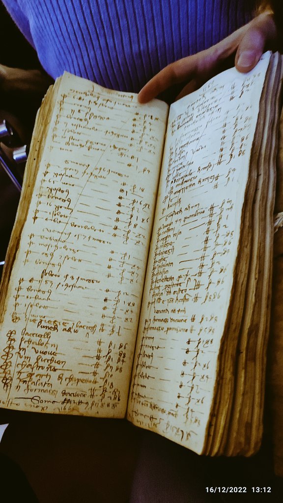 _Sonia_Ibrahim_'s tweet photo. Our next station in "#archives on the #move" was the "#Datini archives" in the Archivio di Stato - #Prato. A beautiful collection of late #medieval Documents concerning #economics and trade #History, provided between 1363 and 1420. In the photos, a beautiful "textile order" and.. https://t.co/I9ySf4MZ59