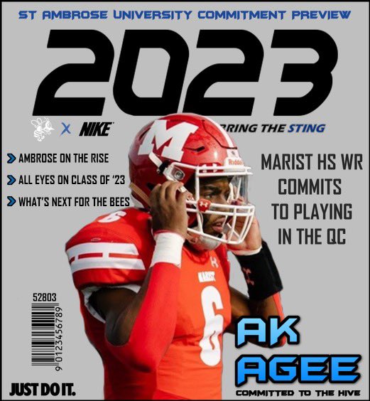 I will like to announce I will be furthering my academic and athletic career at University of St. Ambrose!! <a href="/FightingBeesFB/">St. Ambrose Football</a>!! <a href="/SAU_CoachQ/">DeQuinn Watford</a>