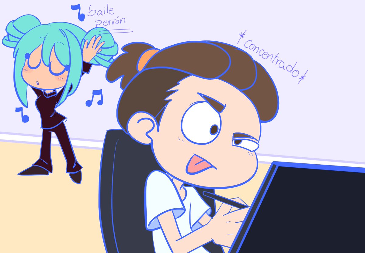 momento random del directo de hoy 
el bailecito perrón de <a href="/edd00chan/">Edd00chan</a> mientras <a href="/MrDsaster/">Disa</a> concentrado