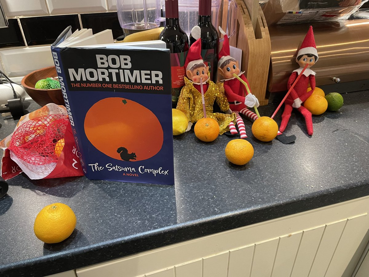 DepecheToad's tweet photo. Vitamin D levels off the scale at our house. unanimous praise for the talking squirrels, @RealBobMortimer 👌🏻🍊🐿 #SatsumaComplex https://t.co/lXJ18phdWI