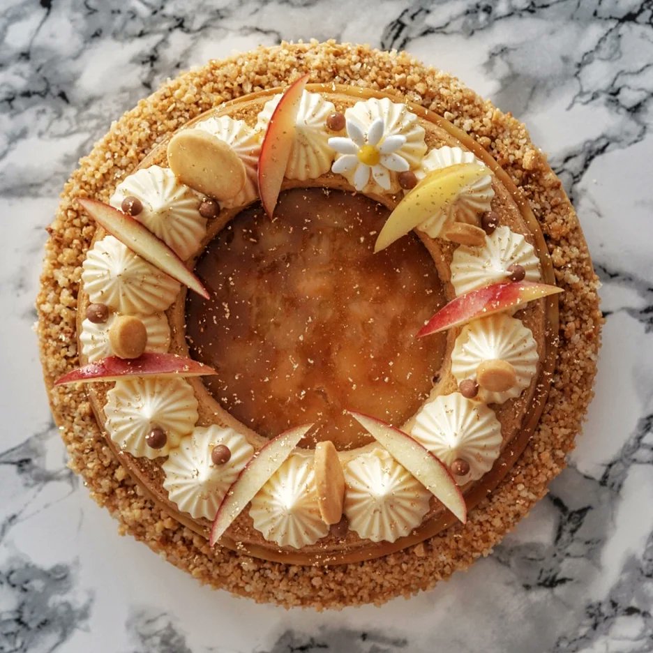 guillermogomes_'s tweet photo. ๐๐๐๐๐ ๐๐๐๐๐ ๐๐๐๐๐
Gluten-free Tart Crust, Almond Cream Base, Vanilla Crรฉmeux, Apple Tatin Disc, Crushed Candied Almonds, Gluten-free Sablรฉe Cookie, Diplomat Vanilla Cream, Fresh Apple Slices.
.
#GlutenFreeTart
#AppleTatin
#TarteTatin
#Patisserie
#Foodphotography https://t.co/uYiHJ8LOic