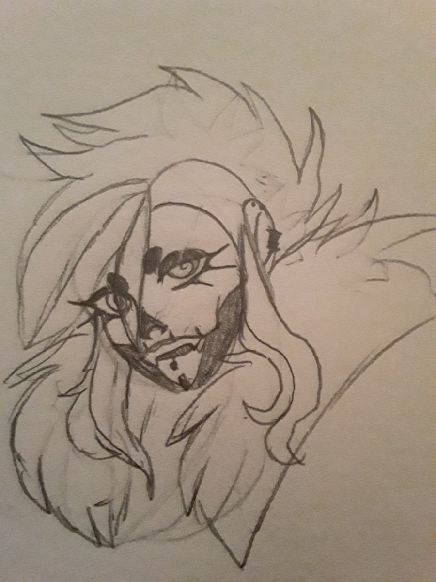 InsomniaSpectre's tweet photo. Redesigned an old Pokémon Trainer/Hex Maniac/Punk oc I had. Now with skull facepaint!
Former Magma Grunt.
Former Skull Grunt.
Uses Poison and Ghost types. 
All around an evil woman.

Her name is Wisteria.

#Pokemon #oc #traditionalart https://t.co/ppDszE85wA