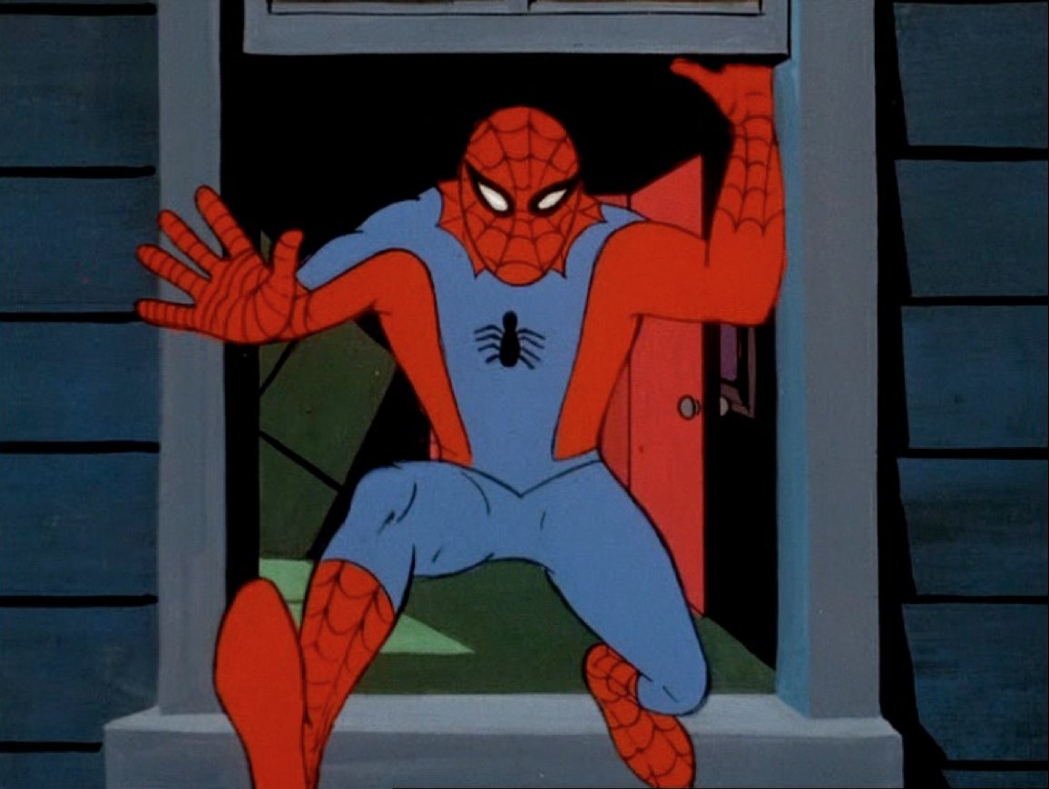 Spider_Man_1967's tweet photo. We're here to celebrate the Spider-Man 1967 series, but we will also be highlighting production errors and questionable plot lines as and when they occur. 

#spiderman1967 #spiderman https://t.co/fWpRKIOJ91