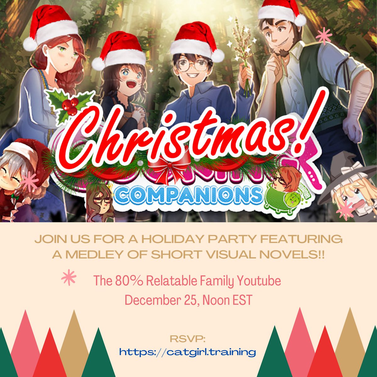 twoqueersplay's tweet photo. Next weekend! It's time for the annual 8PR Xmas stream: https://t.co/Lz384LmUcJ