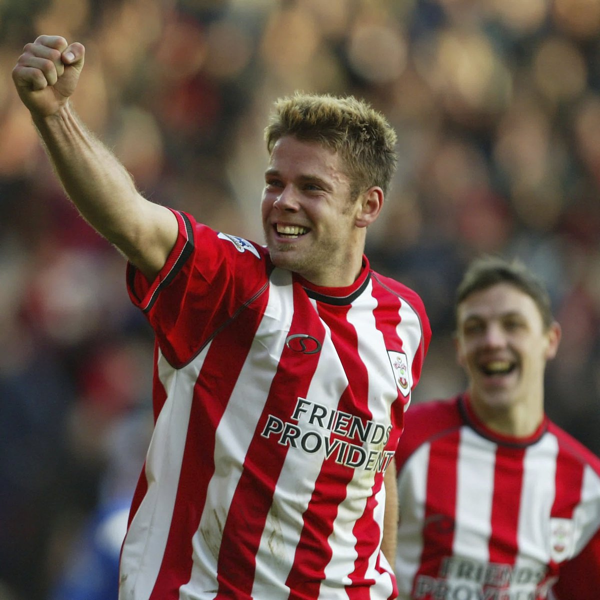 OTD_PL's tweet photo. #OnThisDay in 2003: @SouthamptonFC 3-0 @Pompey.
@1jamesbeattie scored his third goal against Portsmouth in two games as Southampton got the bragging rights in the South Coast Derby. It was the first top-flight meeting between the two since January 1988. #SaintsFC https://t.co/vAAKKbWnNJ